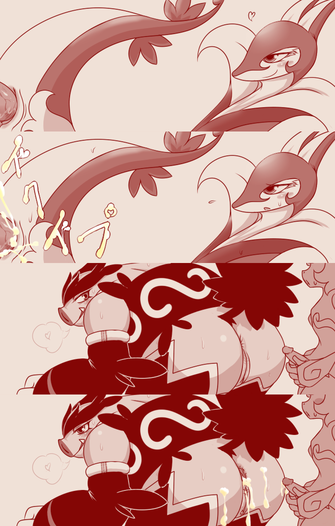 Rule34 – If it exists, there is porn of it / kassyodan13, emboar, infernape, serperior / 348620