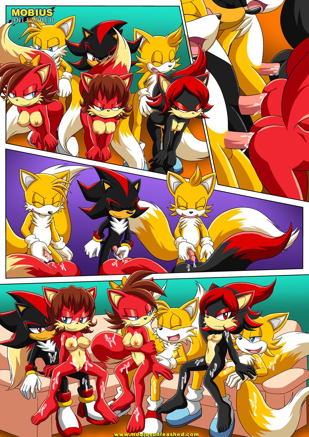 Rule34 – If it exists, there is porn of it / bbmbbf, palcomix, fiona fox, shadow the hedgehog, tails / 348624