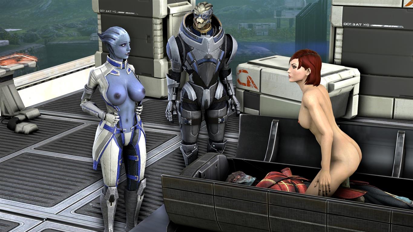 Rule34 – If it exists, there is porn of it / shittyhorsey, asari, commander shepard, femshep, garrus vakarian, liara t'soni / 348902