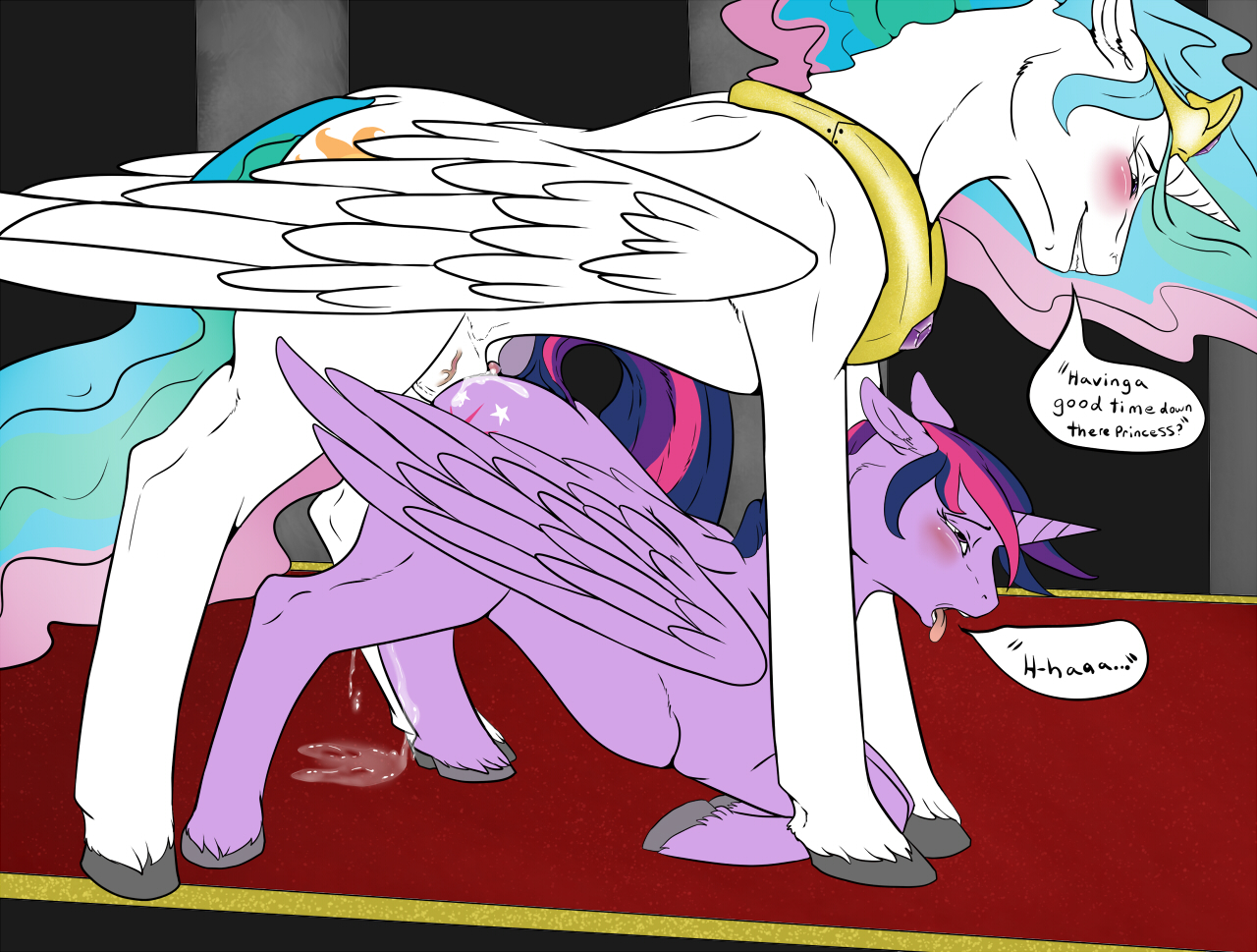 Rule34 – If it exists, there is porn of it / backlash91, princess celestia (mlp), twilight sparkle (mlp) / 350155