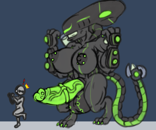 Rule34 – If it exists, there is porn of it / aurk, krua-artz, anon, xenomorph / 350233