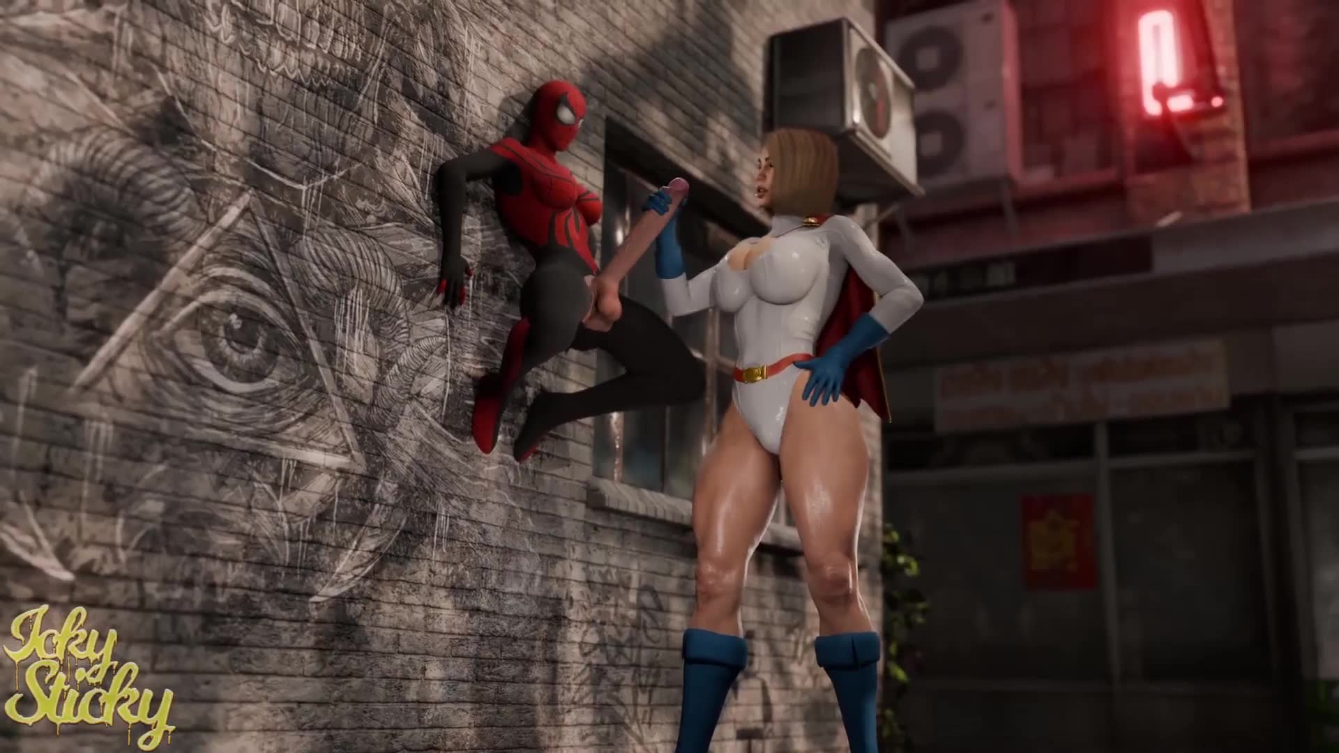 Rule34 – If it exists, there is porn of it / ickysticky, kara zor-el, karen starr, power girl, spider-girl, spider-woman / 8714738