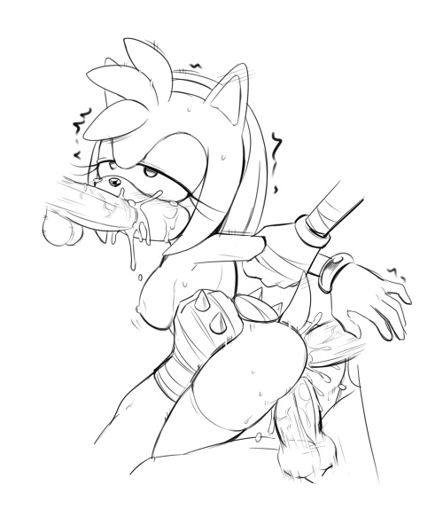 Rule34 – If it exists, there is porn of it / 7624cq, amy rose, knuckles the echidna / 351414