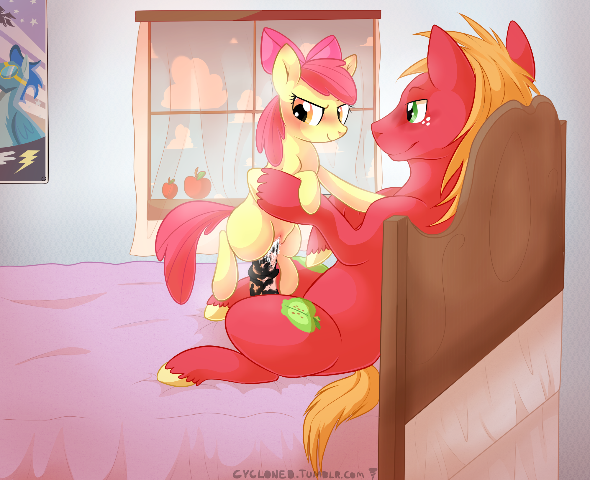 Rule34 – If it exists, there is porn of it / cycloned, apple bloom (mlp), big macintosh (mlp) / 351528