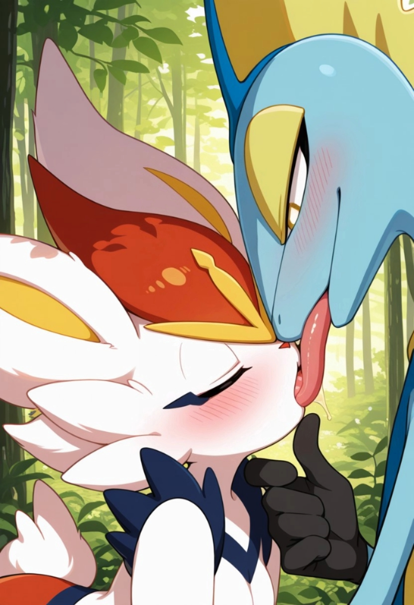 Rule34 – If it exists, there is porn of it / cinderace, inteleon, pokemon (species) / 8714852