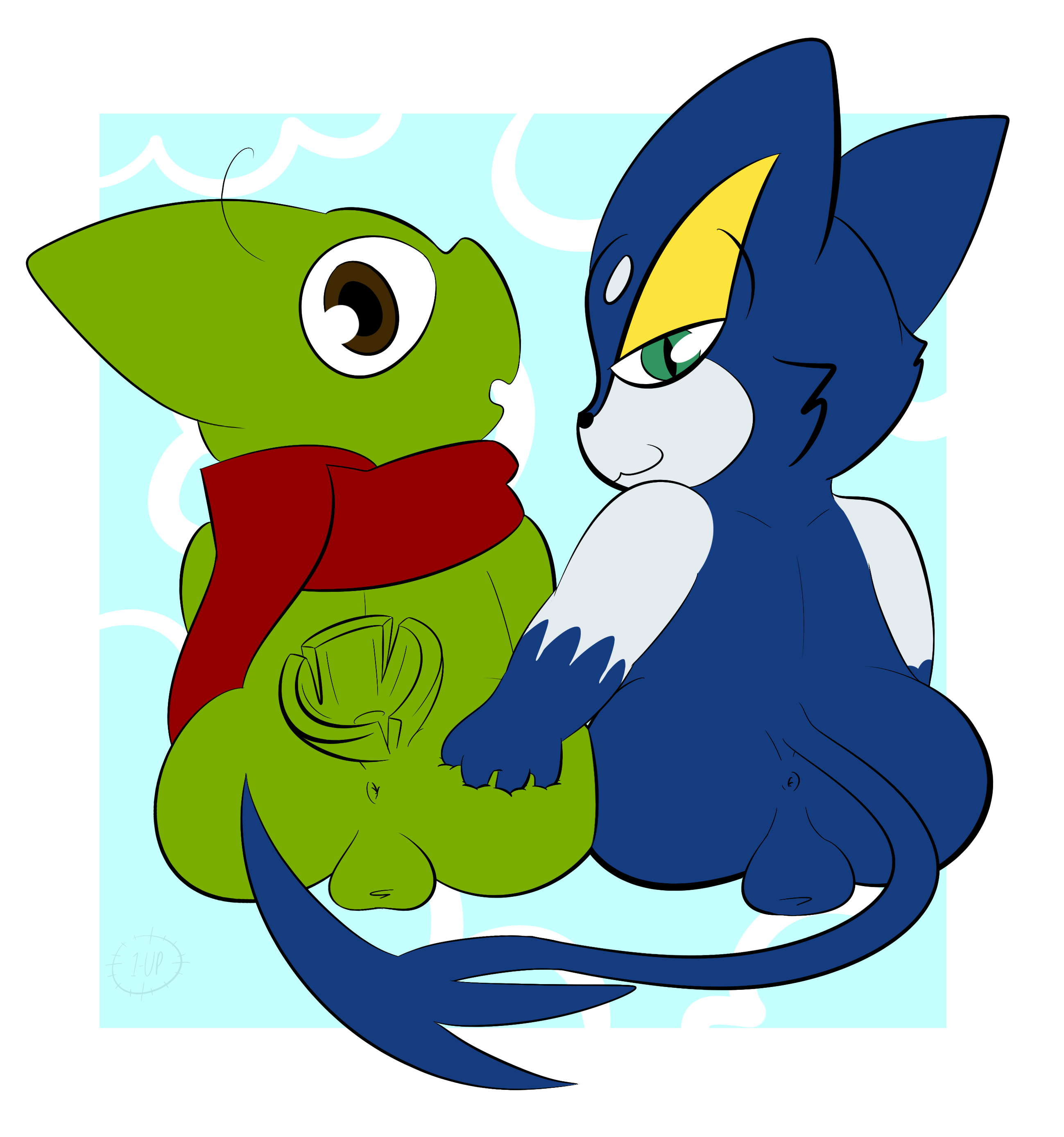 Rule34 – If it exists, there is porn of it / 1-upclock, larvitar, purrloin / 352965