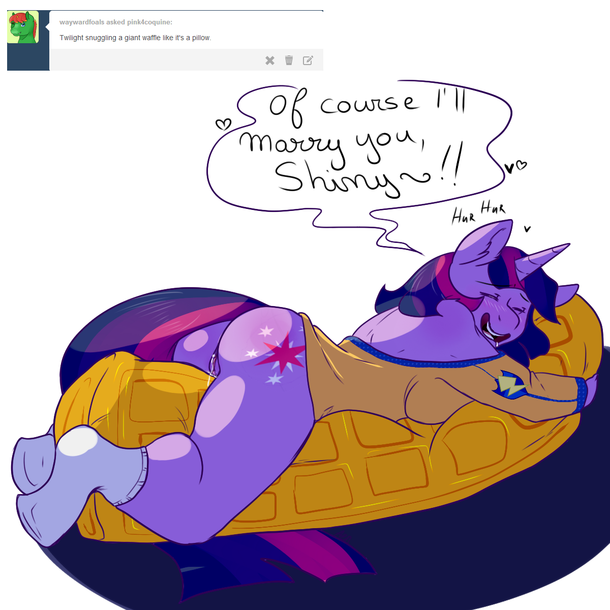 Rule34 – If it exists, there is porn of it / geeflakes, waffle, twilight sparkle (mlp) / 353315