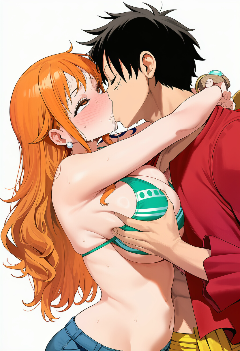Rule34 – If it exists, there is porn of it / monkey d luffy, nami (one piece) / 8715145