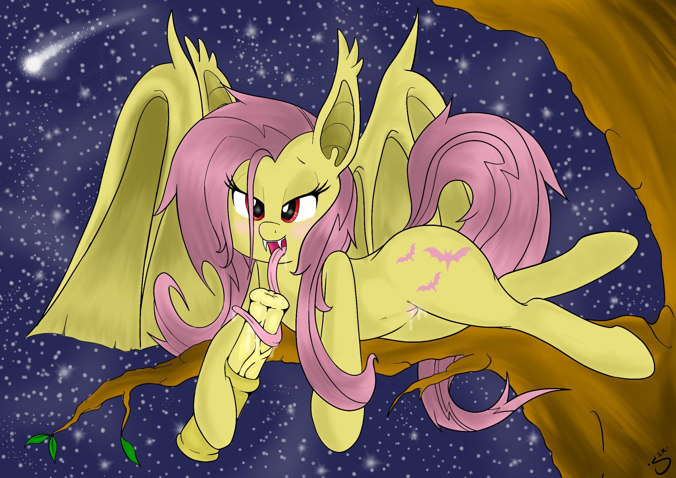 Rule34 – If it exists, there is porn of it / silveronekunai, flutterbat, fluttershy / 354316