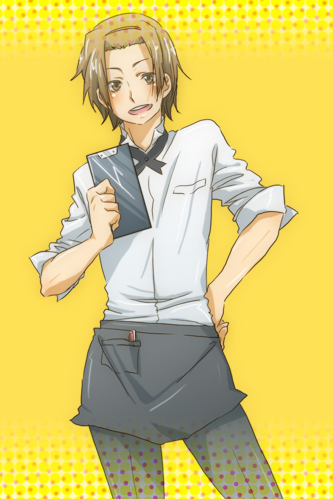 tainaka ritsu, k-on!, gender request, tagme, 00s, genderswap, male focus, waiter