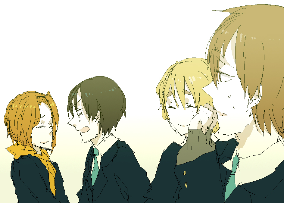 akiyama mio, hirasawa yui, kotobuki tsumugi, tainaka ritsu, k-on!, gender request, 00s, genderswap, male focus