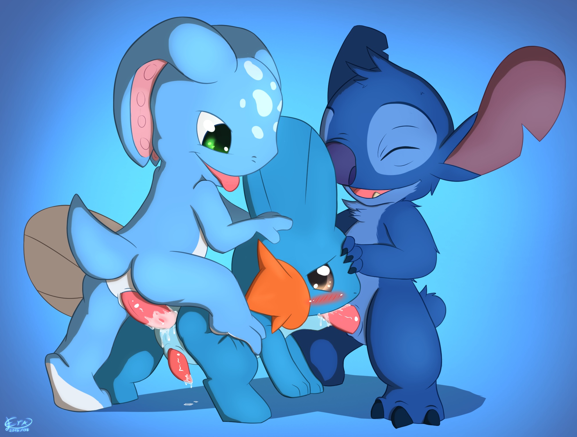 Rule34 – If it exists, there is porn of it / eraquis, experiment (species), fizz, mudkip, stitch / 354531