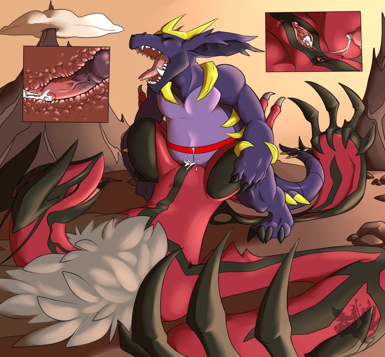 Rule34 – If it exists, there is porn of it / jolly-jak, nidoking, original character, yveltal / 355123