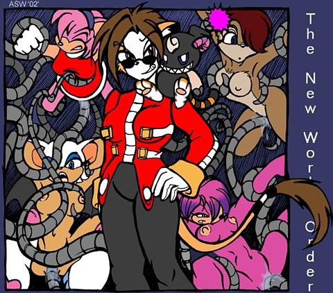 Rule34 – If it exists, there is porn of it / amy rose, dr robotnik, julie-su, rouge the bat, sally acorn / 355214