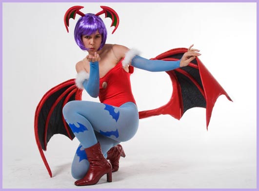 lilith (darkstalkers), capcom, darkstalkers, photo (medium), cosplay, elu lux, lilith (darkstalkers) (cosplay)