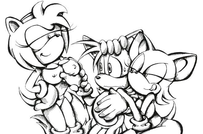 Rule34 – If it exists, there is porn of it / amy rose, rouge the bat, tails / 355345