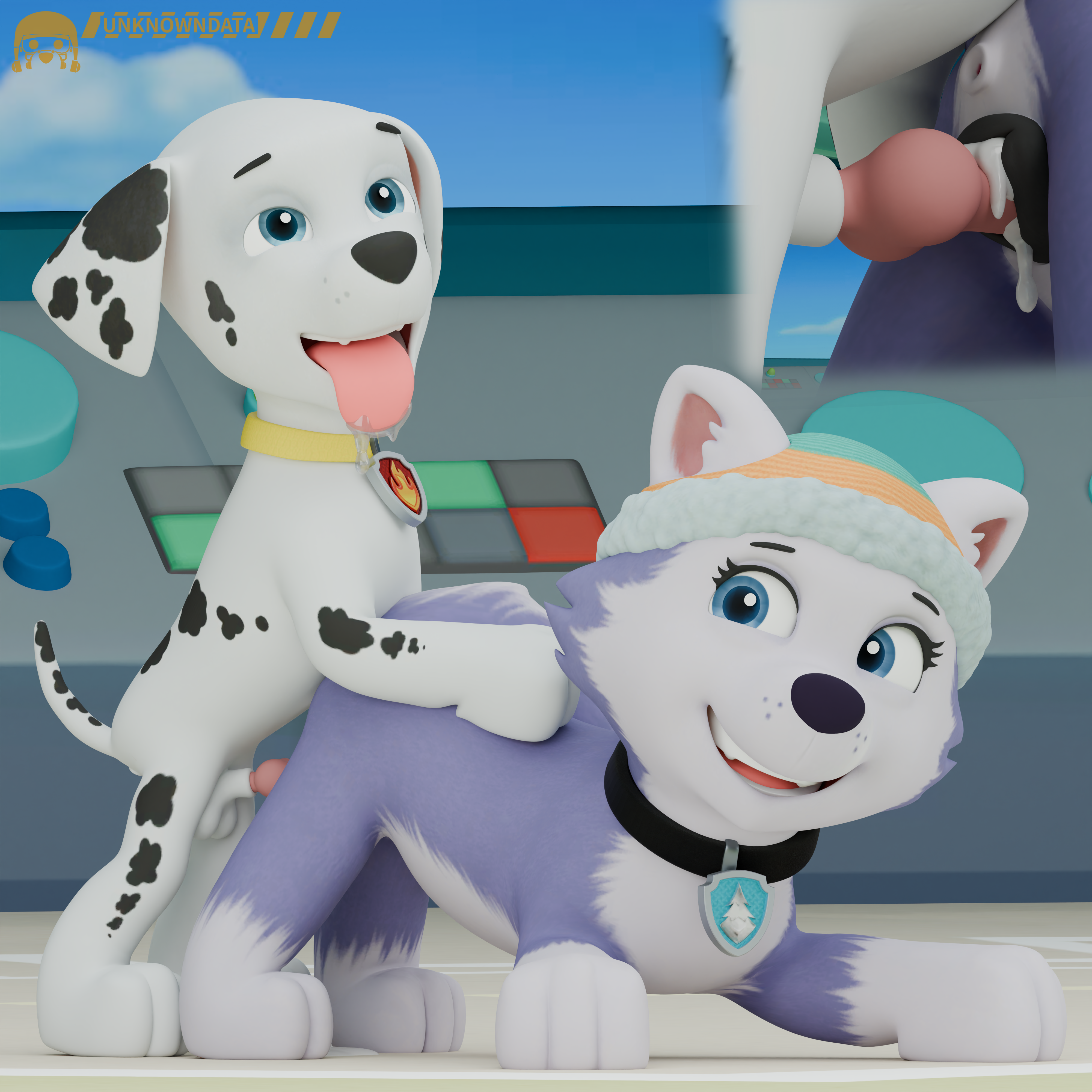 Rule34 – If it exists, there is porn of it / everest (paw patrol), marshall (paw patrol), sali / 8715645
