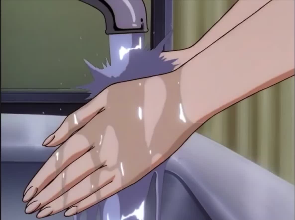 golden delmo, rie petoriyacowa, sumeragi aika, agent aika, aika (series), animated, tagme, video, nurse, waking up, washing hands