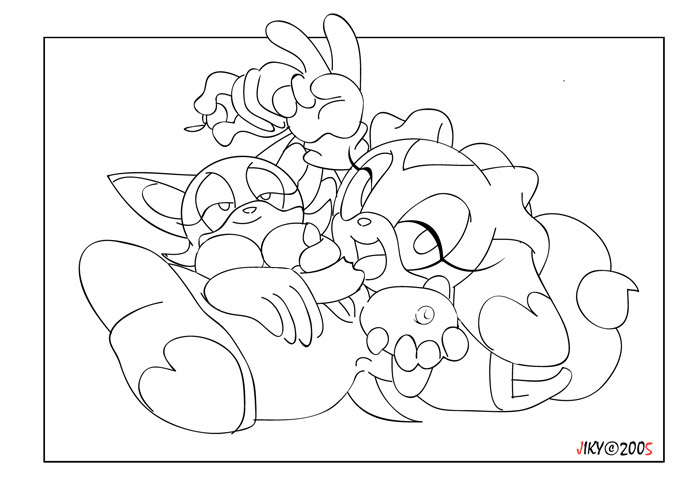 Rule34 – If it exists, there is porn of it / jiky, cream the rabbit, rouge the bat / 355598