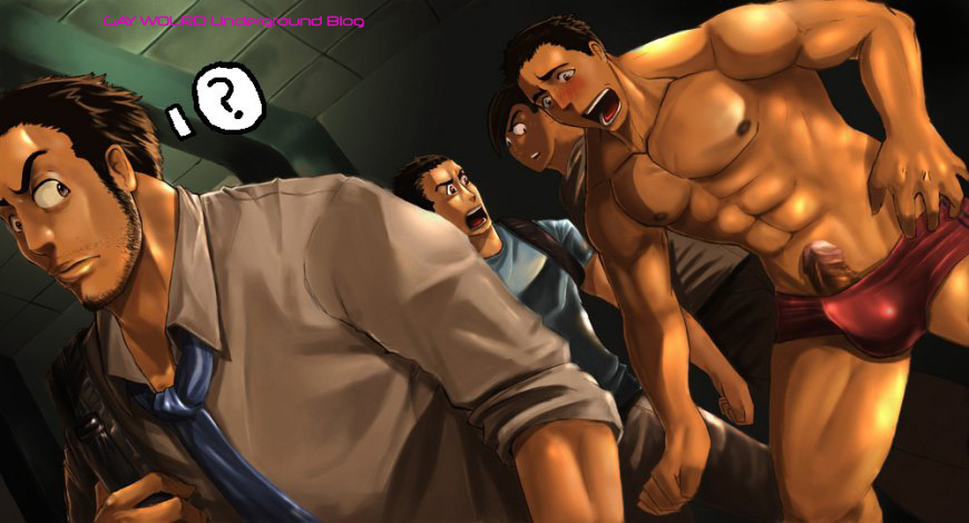 ?, bara, male focus, penis, uncensored, yaoi, you gonna get raped