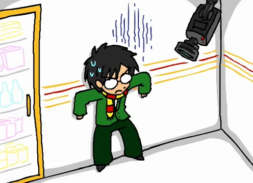 pimmy, seto kenji, katawa shoujo, lowres, camera, glasses, nervous, scarf