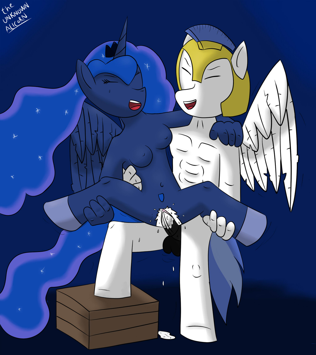 Rule34 – If it exists, there is porn of it / the unknown alicorn, princess luna (mlp), royal guard (mlp) / 356565