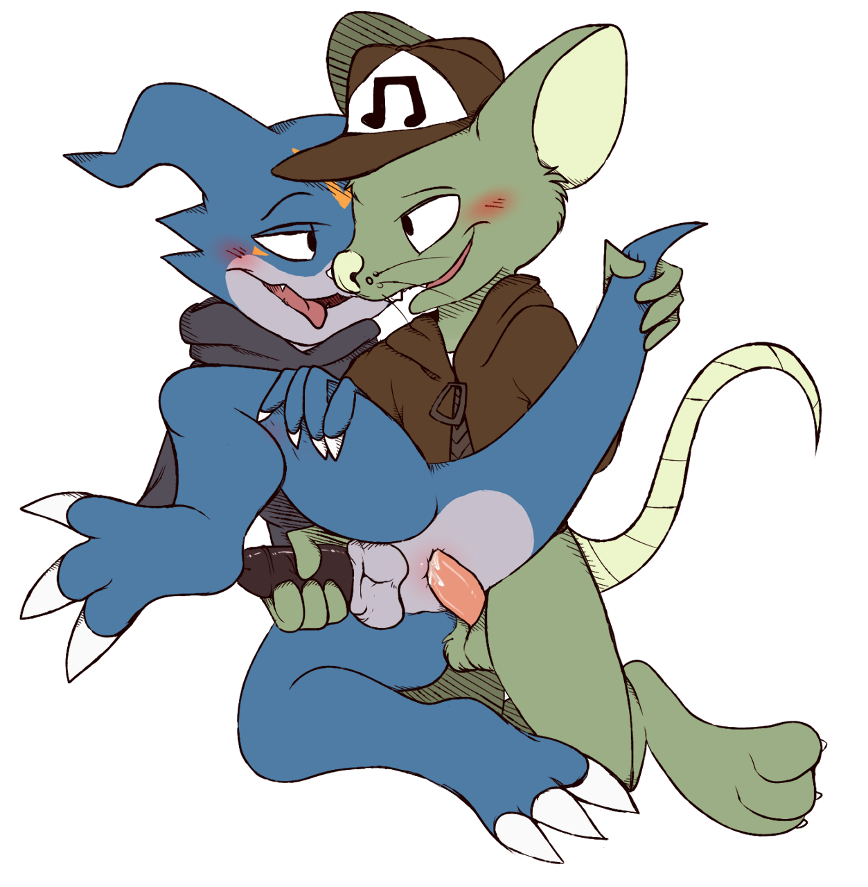 Rule34 – If it exists, there is porn of it / feline-fattale, veemon / 357273