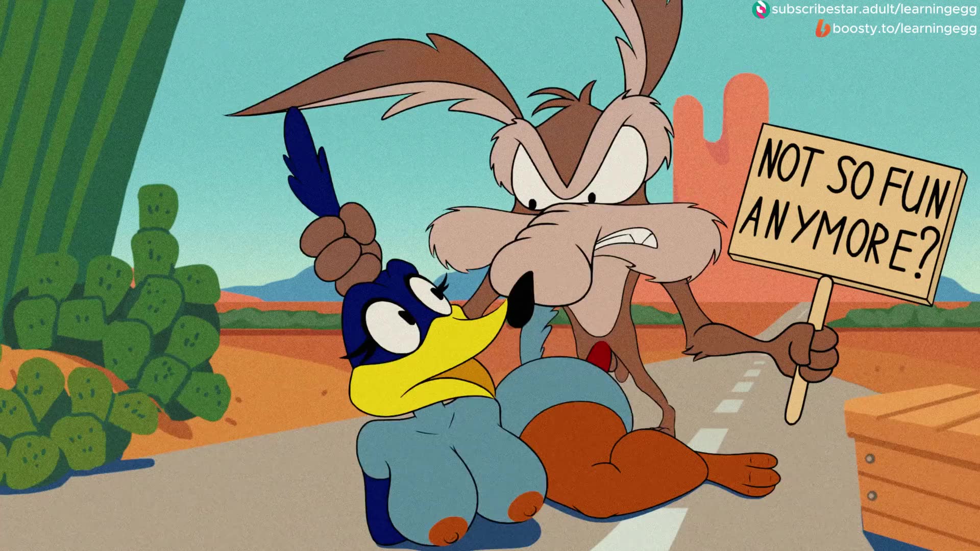 Rule34 – If it exists, there is porn of it / roadrunner, wile e. coyote / 8716191
