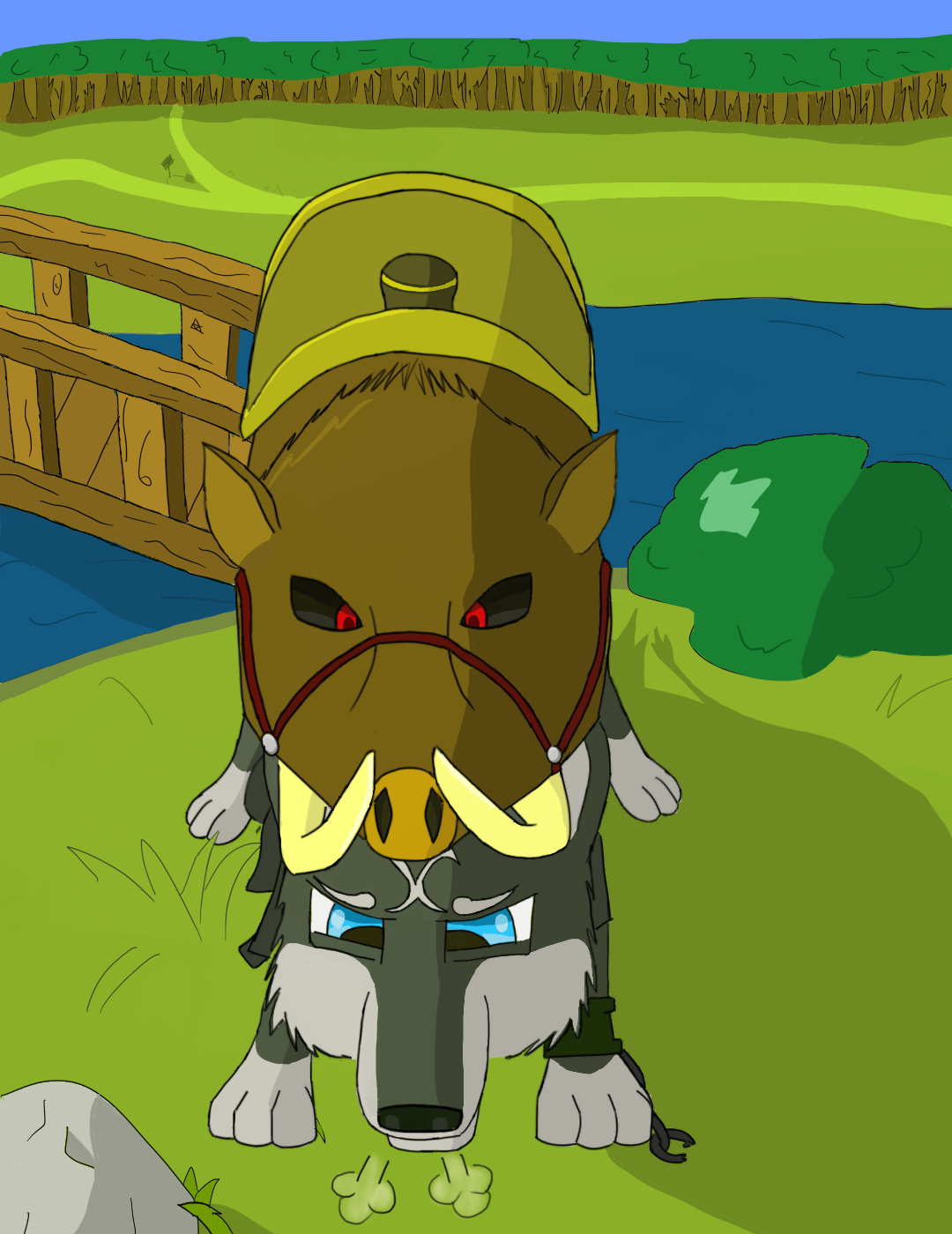 Rule34 – If it exists, there is porn of it / link, wolf link / 369984