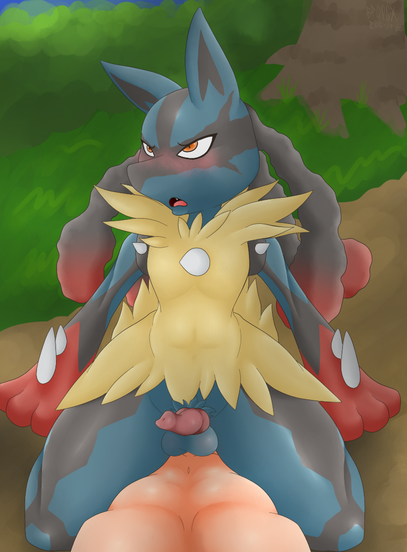 Rule34 – If it exists, there is porn of it / bpq00x, lucario, mega lucario / 395709