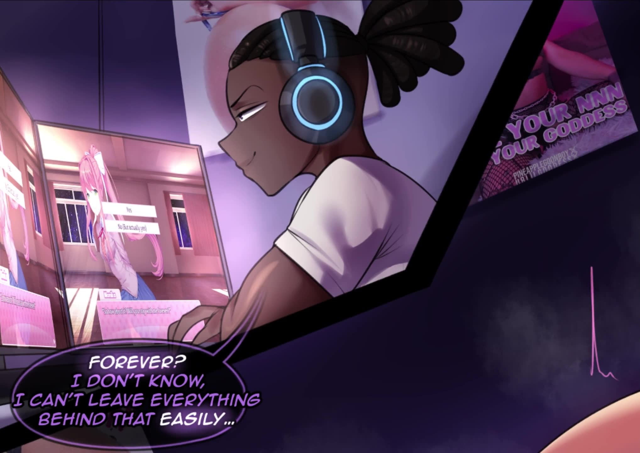 Rule34 – If it exists, there is porn of it / jay-marvel, monika (doki doki literature club), natsuki (doki doki literature club), oc, original character, sayori (doki doki literature club), yuri (doki doki literature club) / 8719259