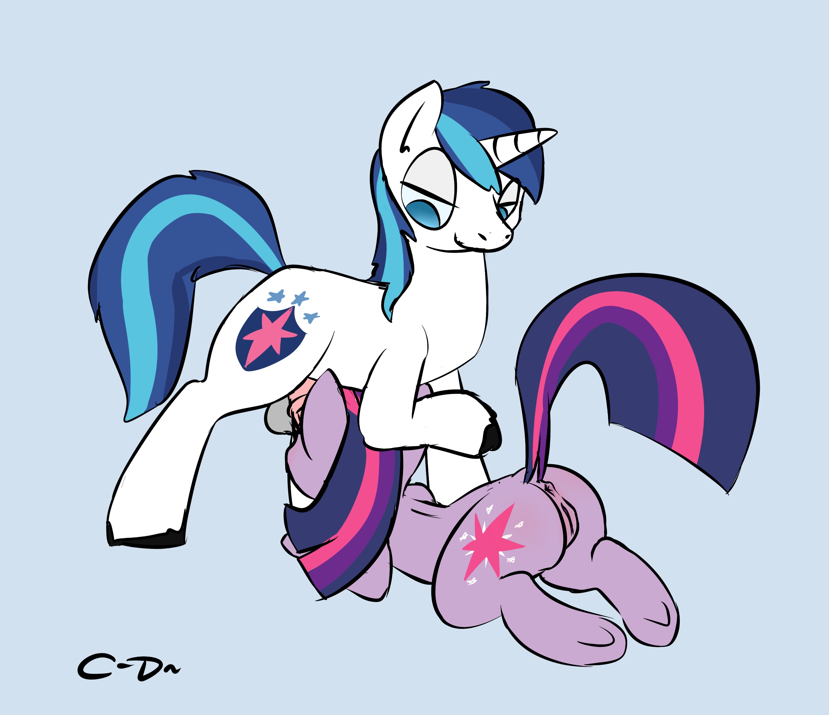 Rule34 – If it exists, there is porn of it / clopper-dude, shining armor (mlp), twilight sparkle (mlp) / 407262