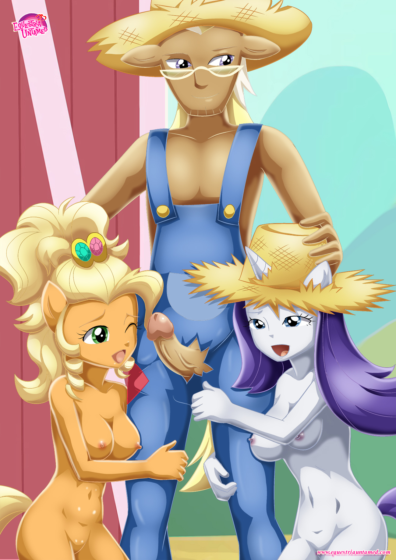 Rule34 – If it exists, there is porn of it / applejack (mlp), rarity (mlp) / 408208