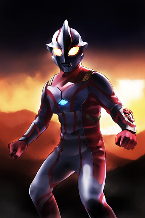 tonji, ultraman mebius, tokusatsu, ultra series, ultraman mebius (series), bad id, bad pixiv id, 1boy, glowing, glowing eyes, male focus, solo, tokutasu