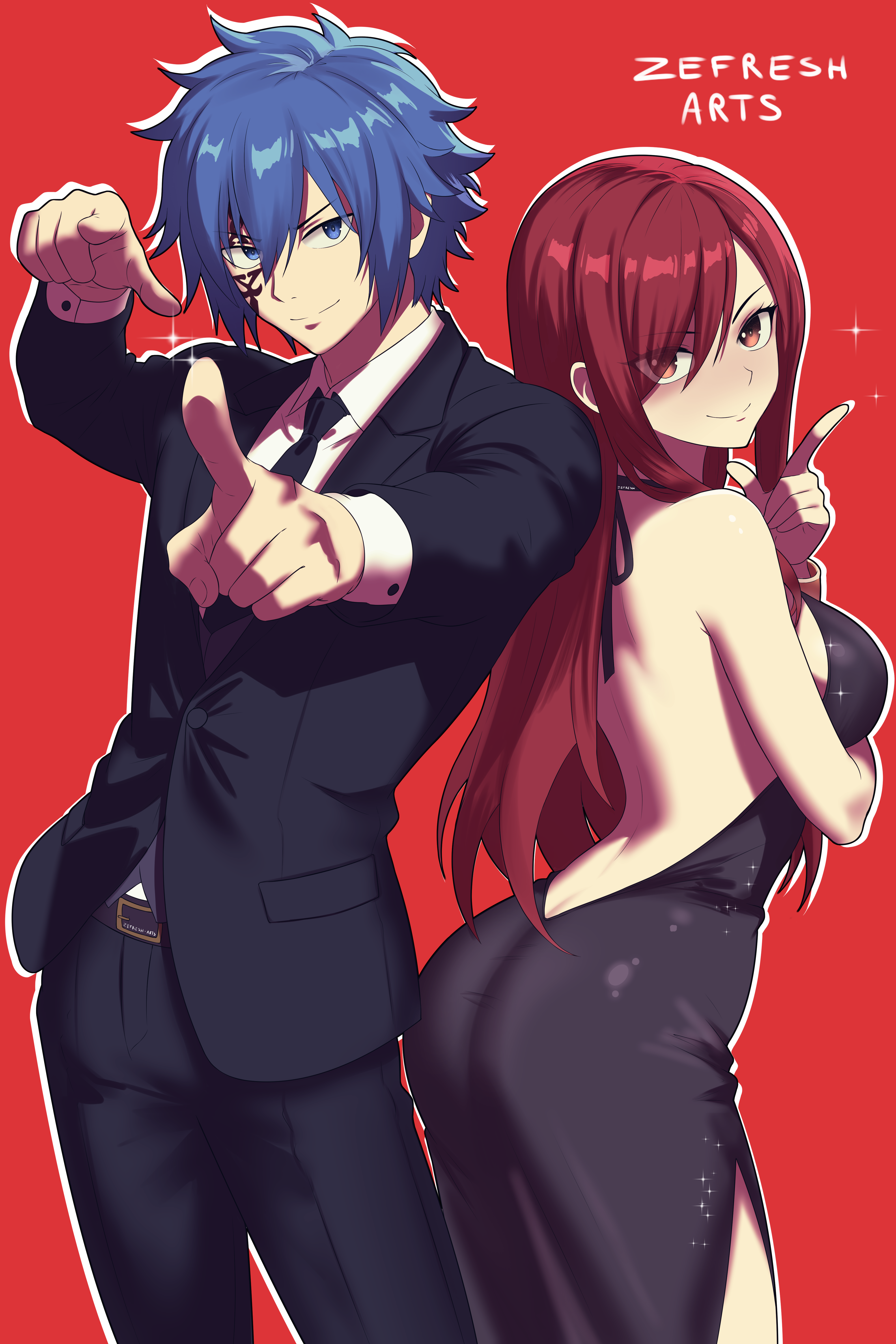 Rule34 – If it exists, there is porn of it / erza scarlet, jellal fernandes / 8720343
