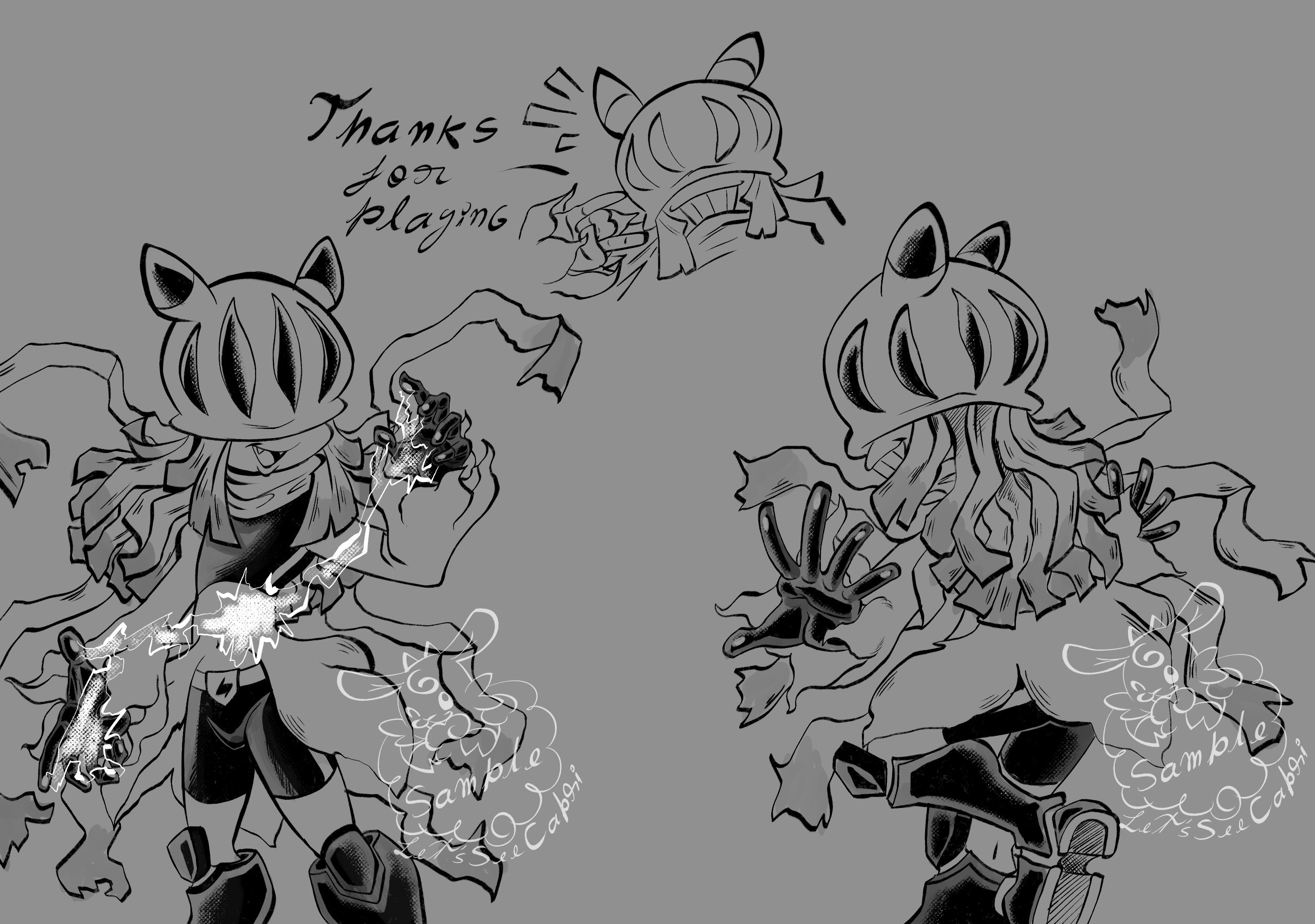 letsseecapri, teslajellymon, digimon, digimon (creature), jellyfish girl, monster girl, tentacle hair, tentacles