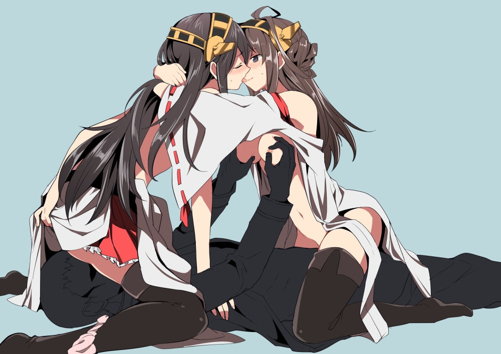 Rule34 – If it exists, there is porn of it / sue (mm-7th), admiral (kantai collection), haruna (kantai collection), kongou (kantai collection) / 409185