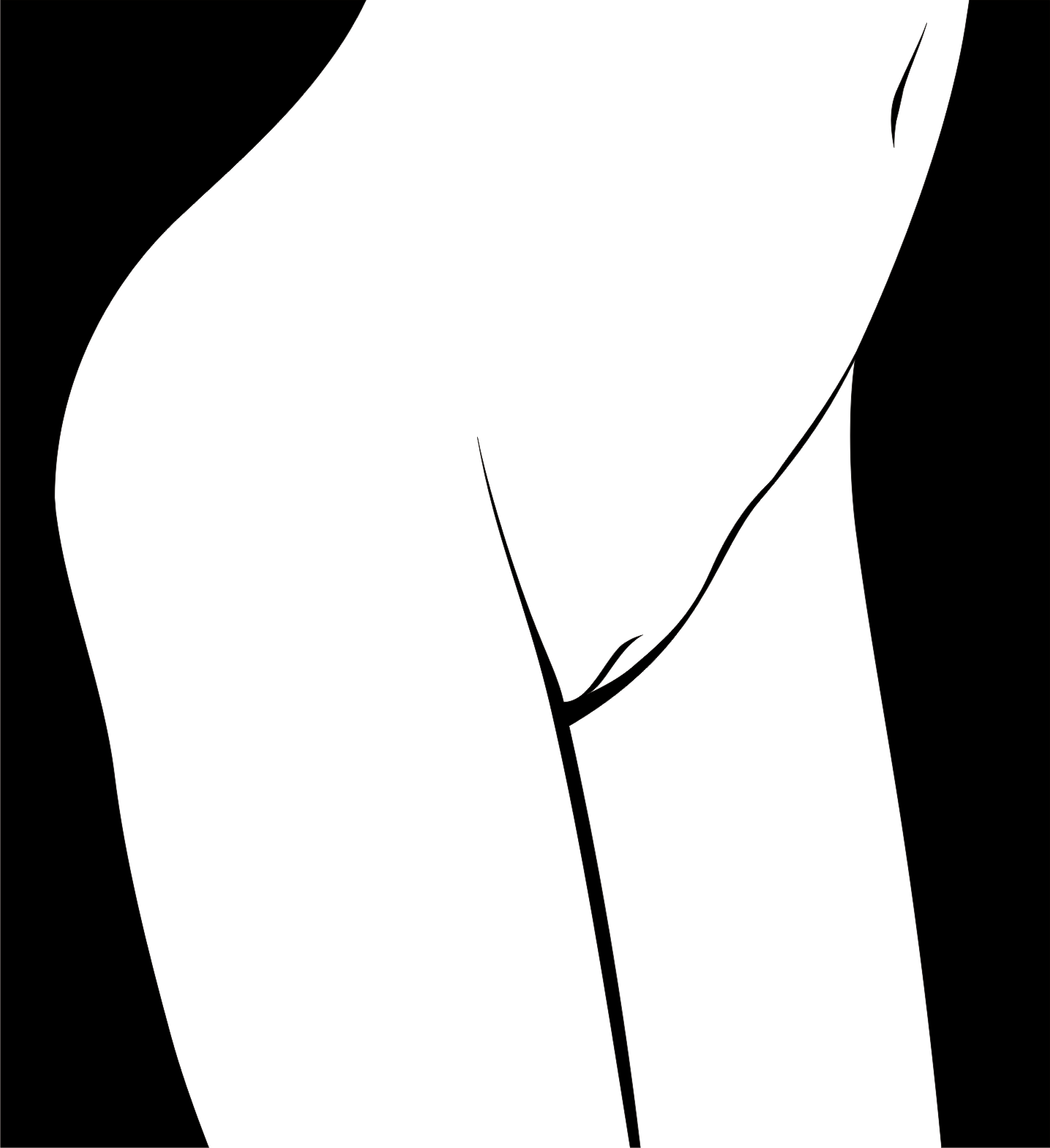 albert atreides, original, bad id, bad pixiv id, highres, 1girl, cleft of venus, close-up, female focus, greyscale, monochrome, no panties, nude, pussy, solo, uncensored