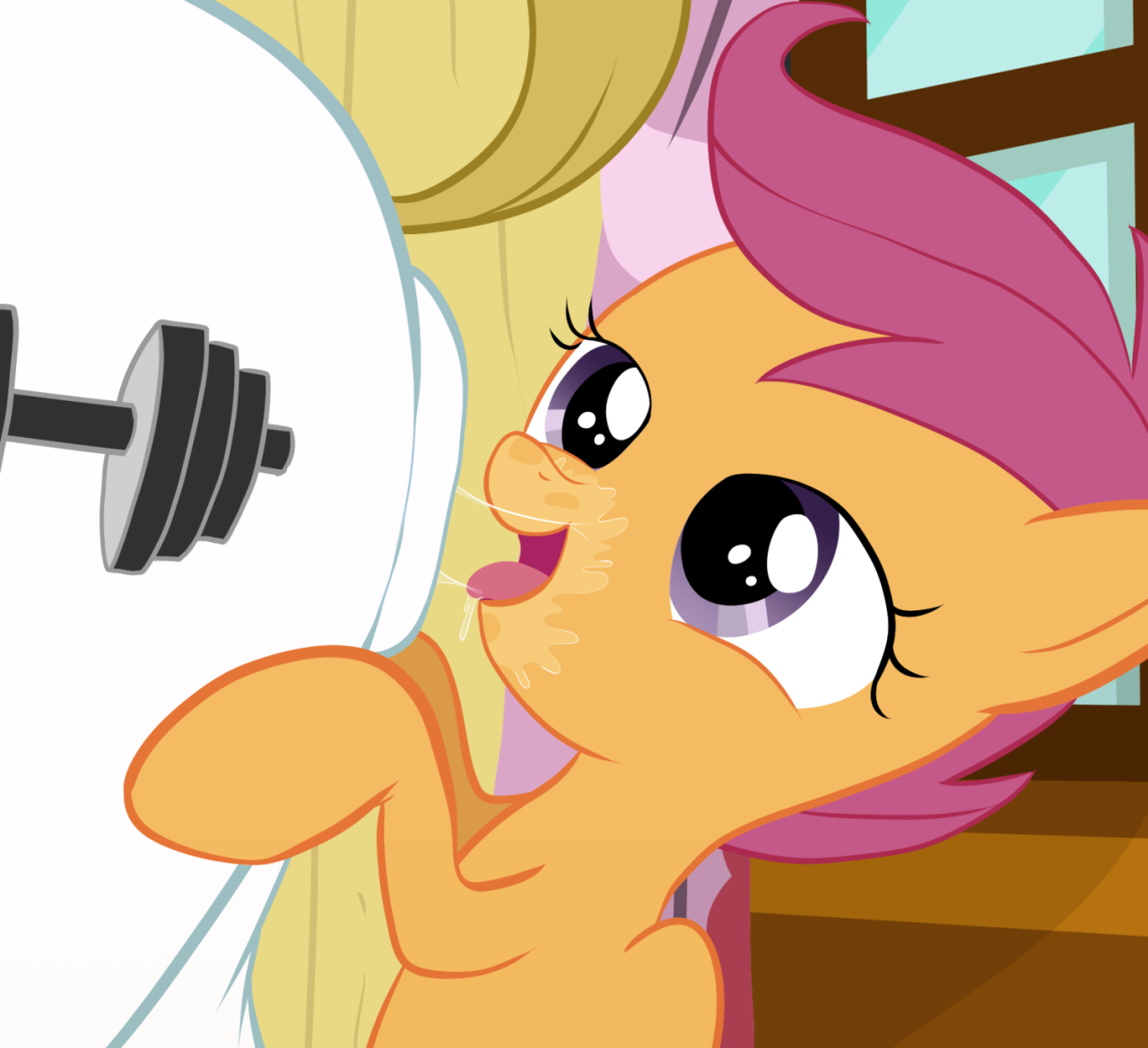 Rule34 – If it exists, there is porn of it / blargsnarf, bulk biceps (mlp), scootaloo (mlp) / 409579