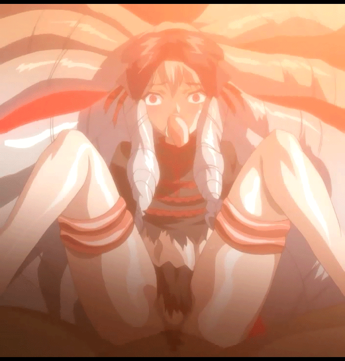 murakami teruaki, koujin rikka, kuro ai, screencap, silver hair, animated, animated gif, tagme, 00s, 1boy, 1girl, all the way through, gothic lolita, hetero, lolita fashion, long hair, pov, pussy, red eyes, spread legs, tentacles, uncensored