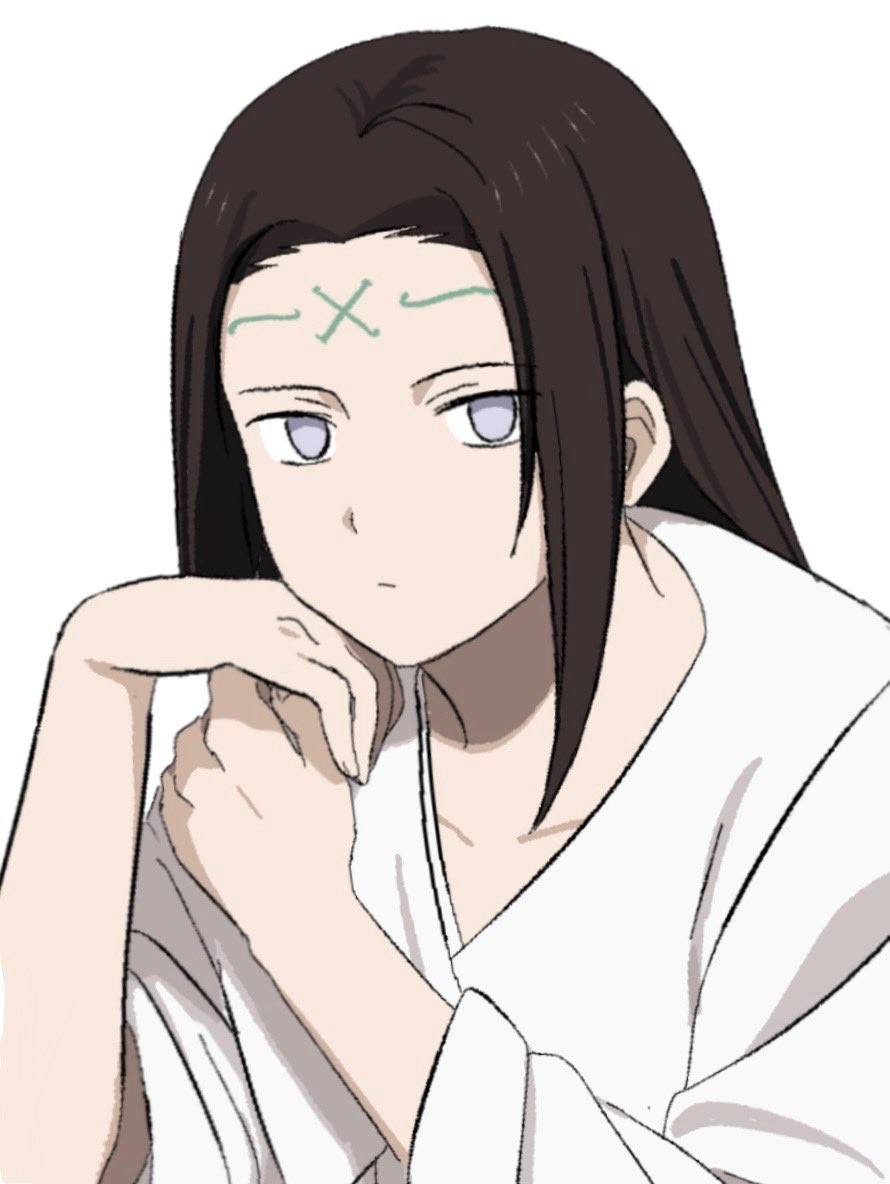 hyuuga neji, naruto (series), naruto shippuuden, 1boy, black hair, expressionless, facial mark, forehead mark, japanese clothes, kena0n, long hair, male focus, purple eyes, solo, upper body