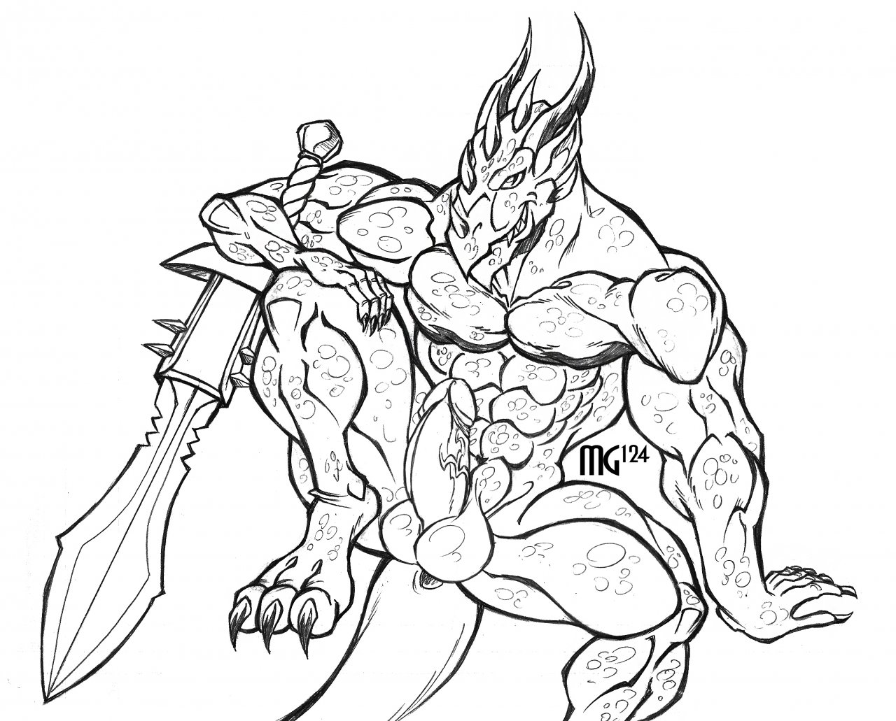 Rule34 – If it exists, there is porn of it / musclegod124, varanis blackclaw / 410433