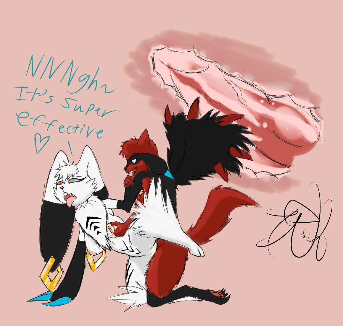 Rule34 – If it exists, there is porn of it / neu, wolflance, chris, lucario / 410788