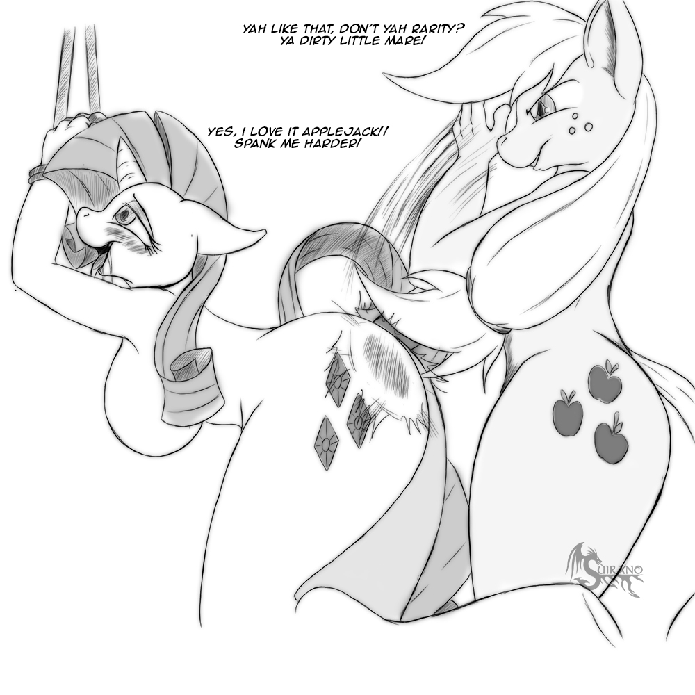 Rule34 – If it exists, there is porn of it / suirano, applejack (mlp), rarity (mlp) / 410973