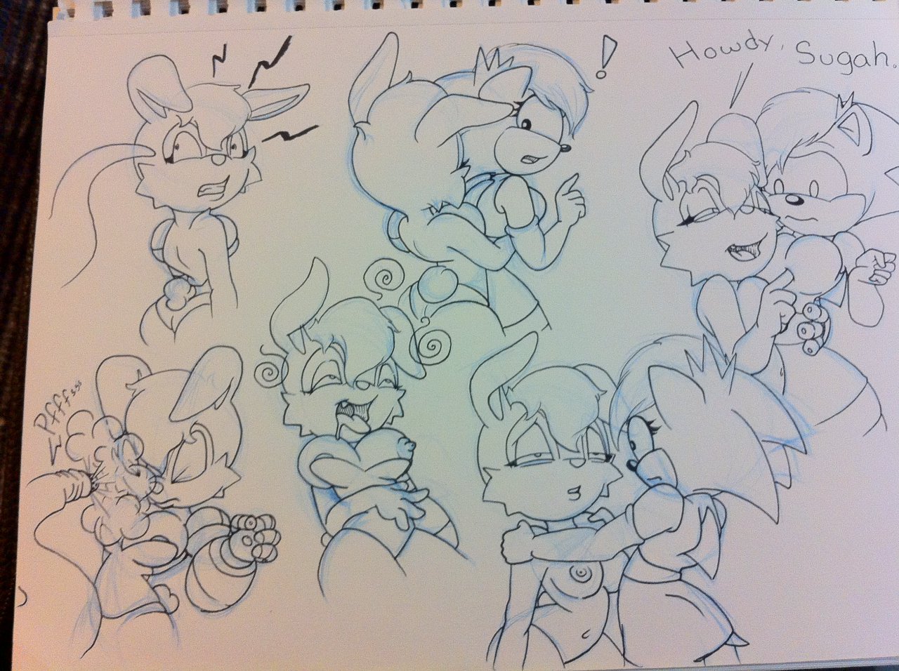 Rule34 – If it exists, there is porn of it / bodalack (artist), bunnie rabbot, sonia the hedgehog / 411473