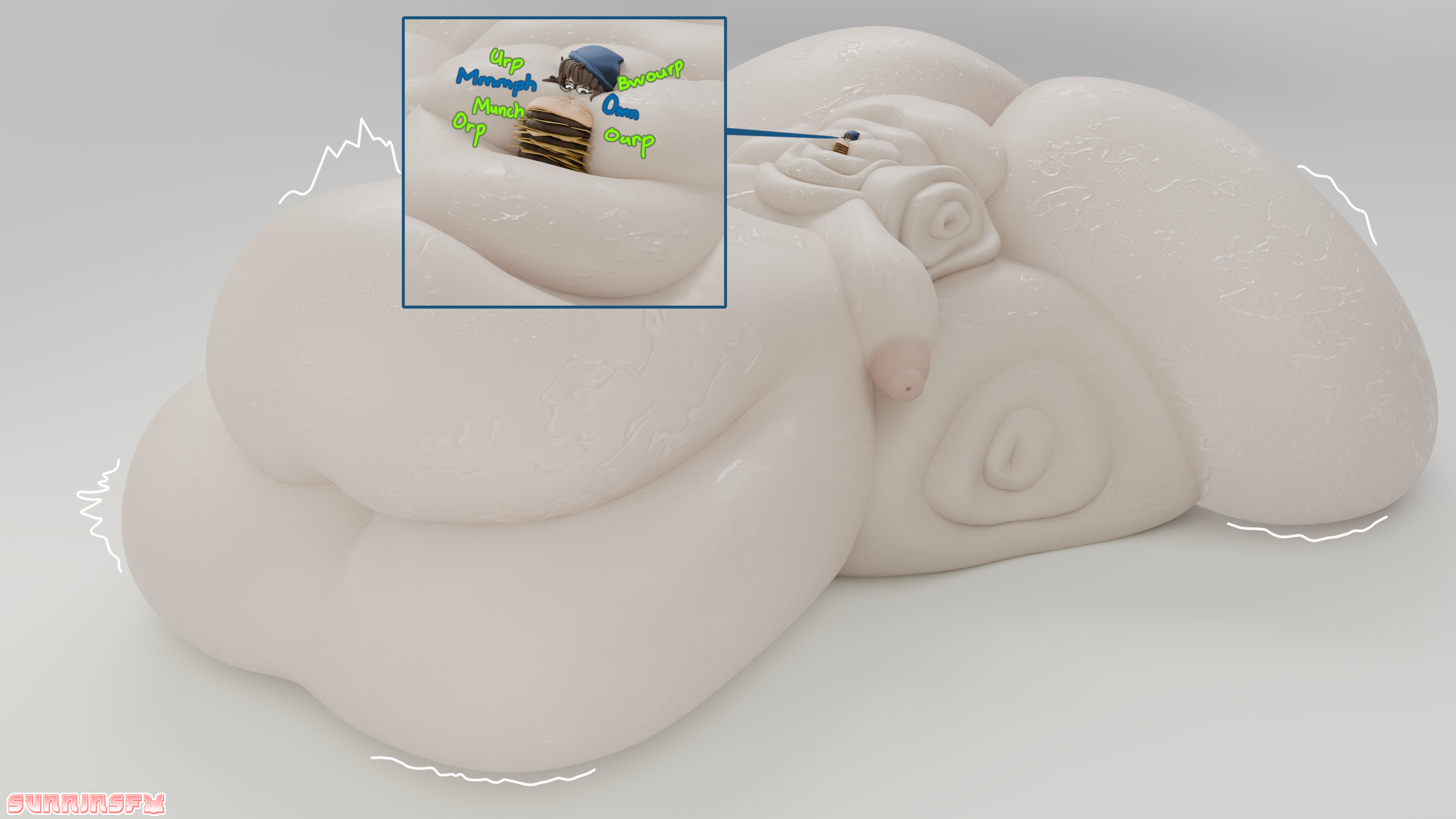 Rule34 – If it exists, there is porn of it / gluttony, oc, original character / 8721438