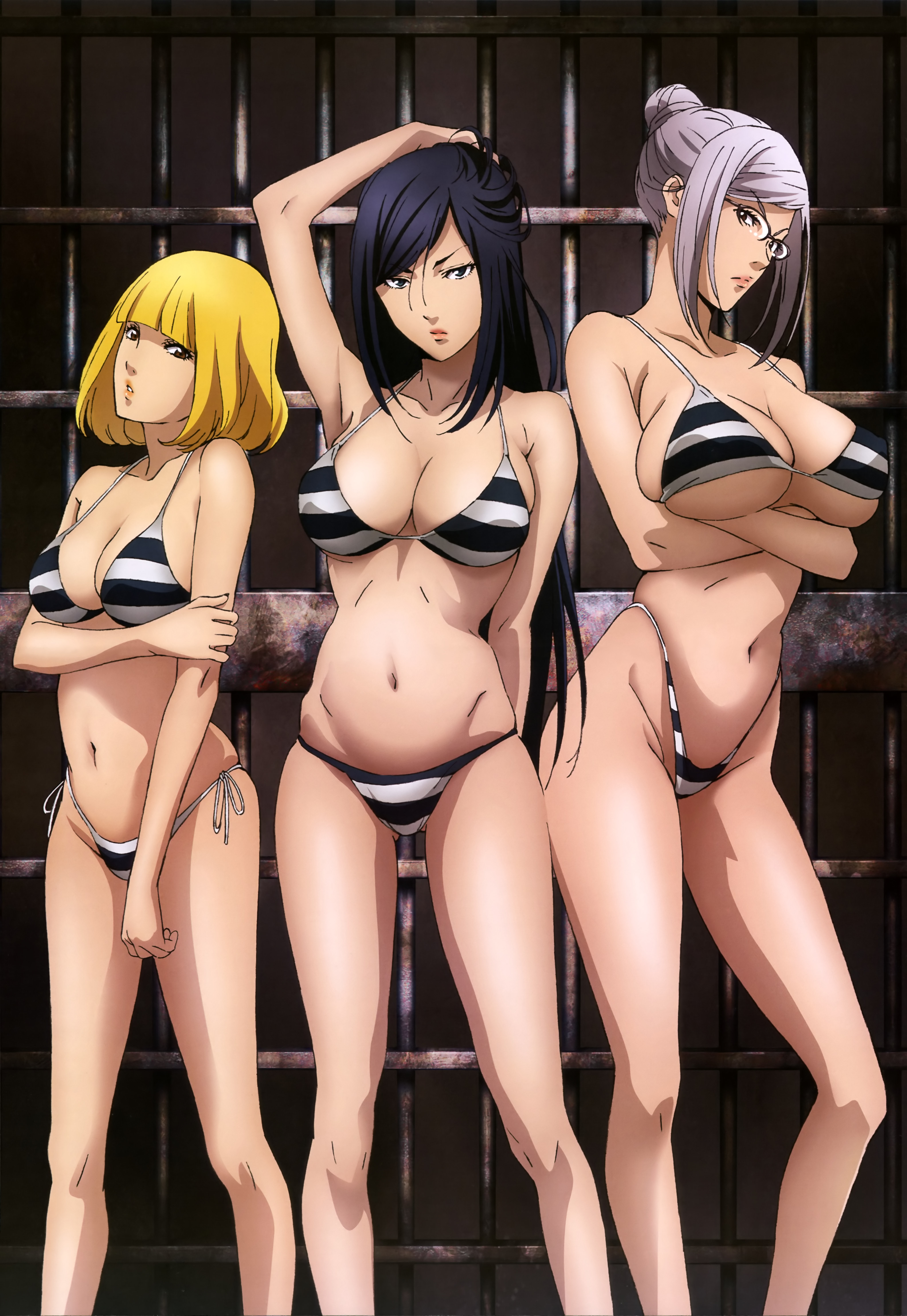 Rule34 – If it exists, there is porn of it / kurihara mari (prison school), midorikawa hana, shiraki meiko / 412188