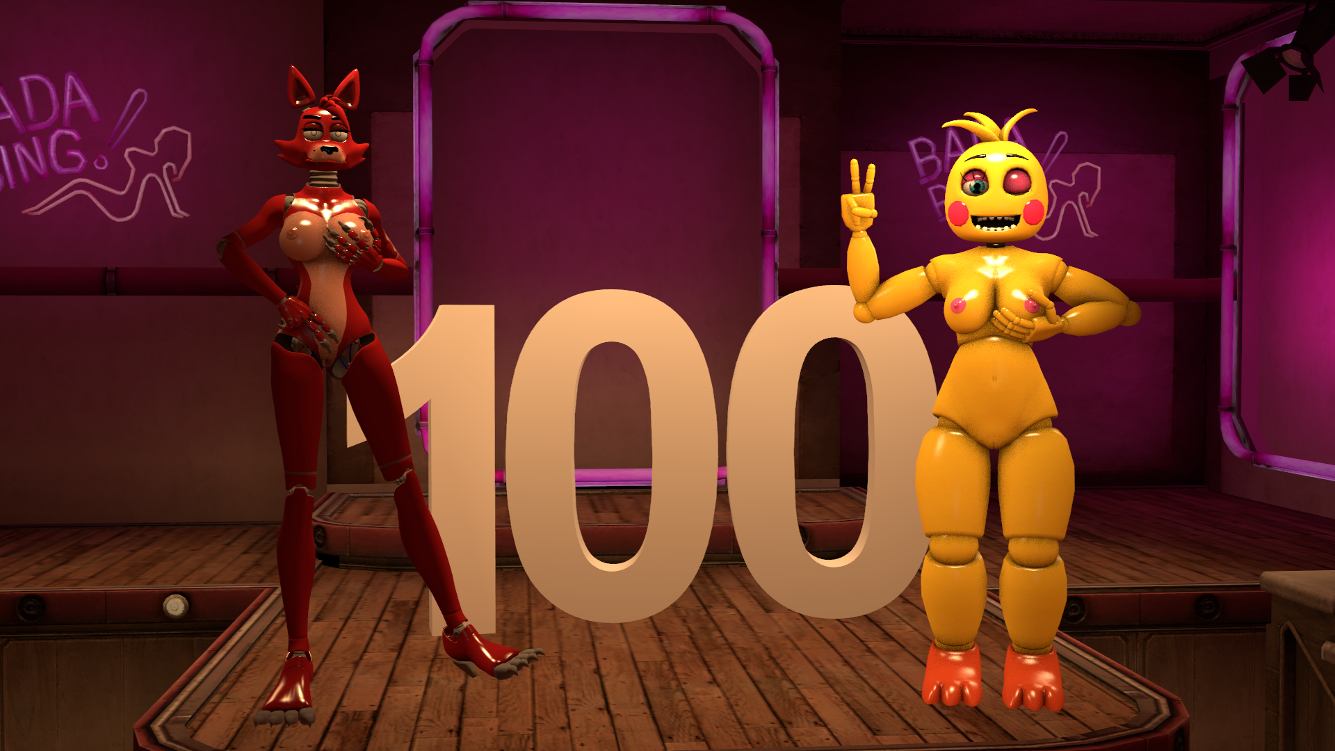 Rule34 – If it exists, there is porn of it / xboxking37, foxy (fnaf), toy chica (fnaf) / 412354