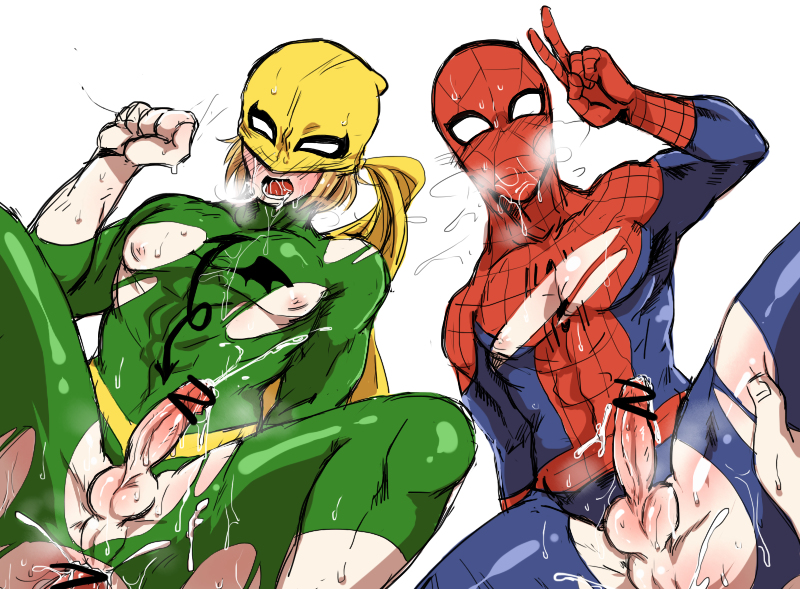 Rule34 – If it exists, there is porn of it / iron fist, spider-man / 412497