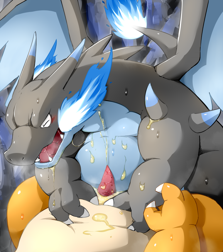 Rule34 – If it exists, there is porn of it / unknown artist, charizard, mega charizard x, mega charizard y / 412756